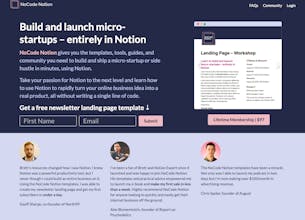 NoCode Notion gallery image