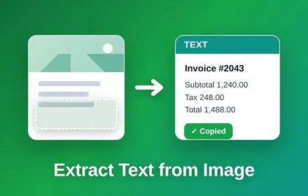 Extract Text from Image gallery image
