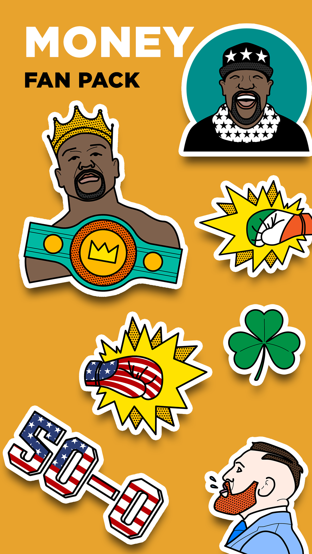 Money Fight fan stickers gallery image