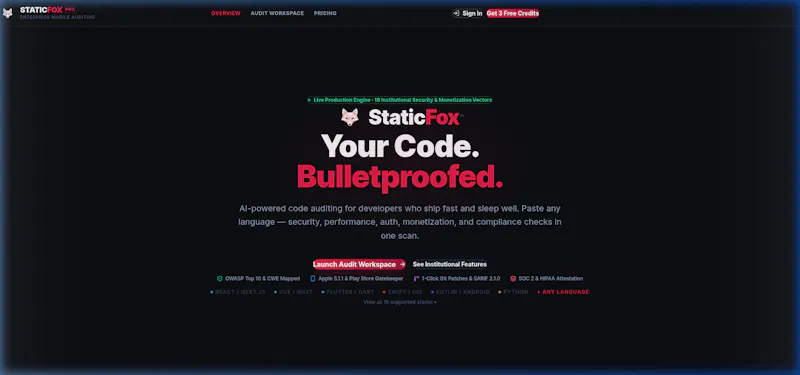 StaticFox™ screenshot 1