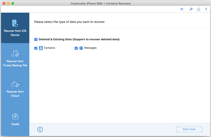Coolmuster SMS & Contacts Recovery (Mac) media 11