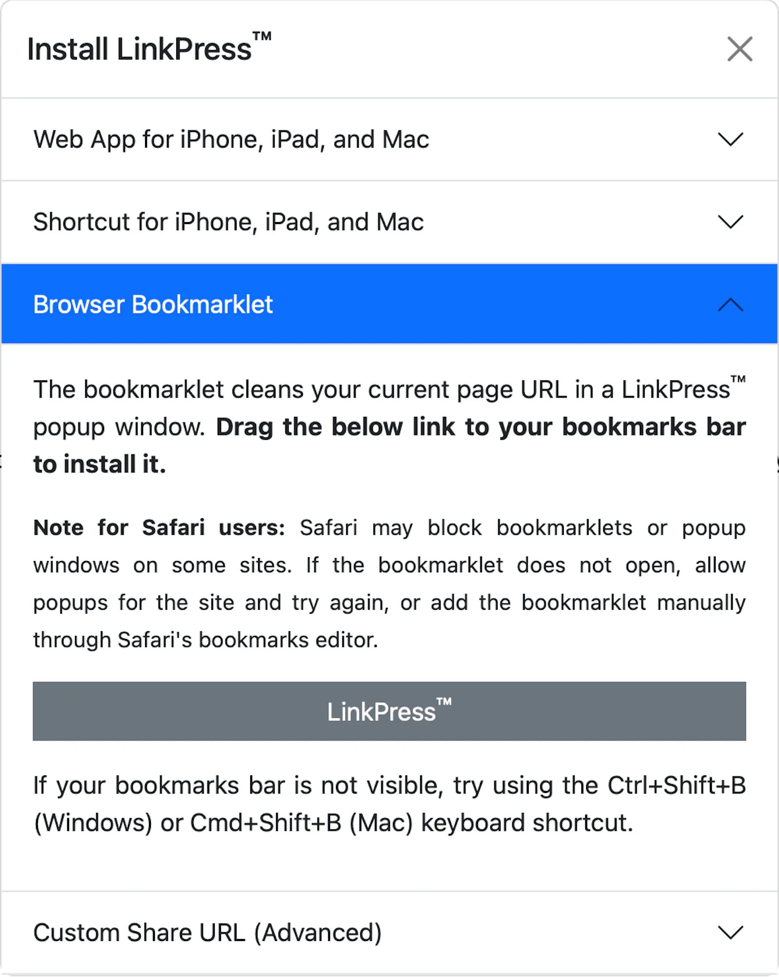 LinkPress screenshot 8