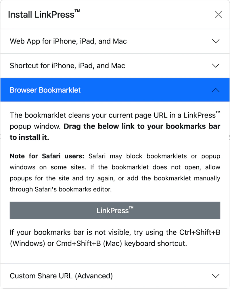 LinkPress screenshot 8