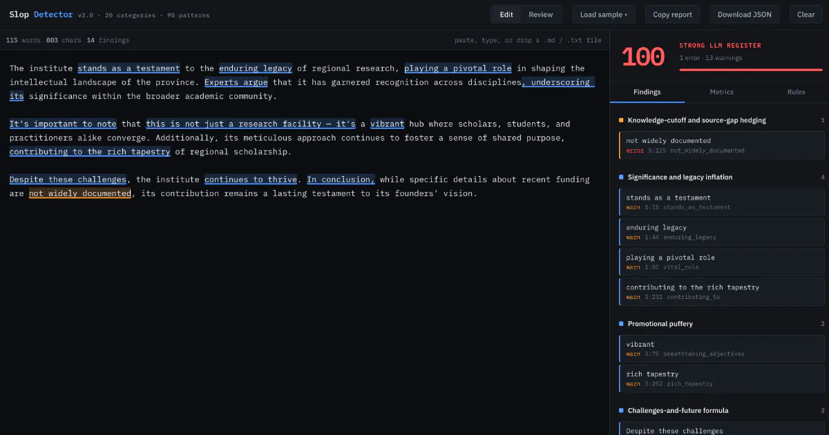 SlopDetector gallery image