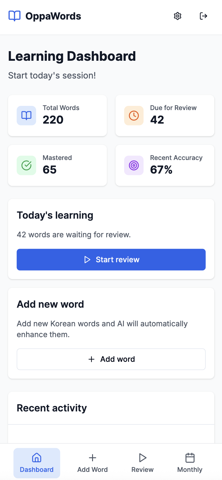 OppaWords gallery image