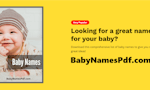 Baby Names PDF image