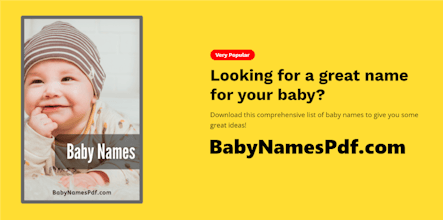 Baby Names PDF gallery image