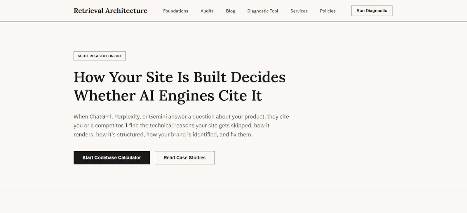 Retrieval Architecture screenshot 1
