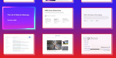 sources for ideation, curated by ux-ers gallery image