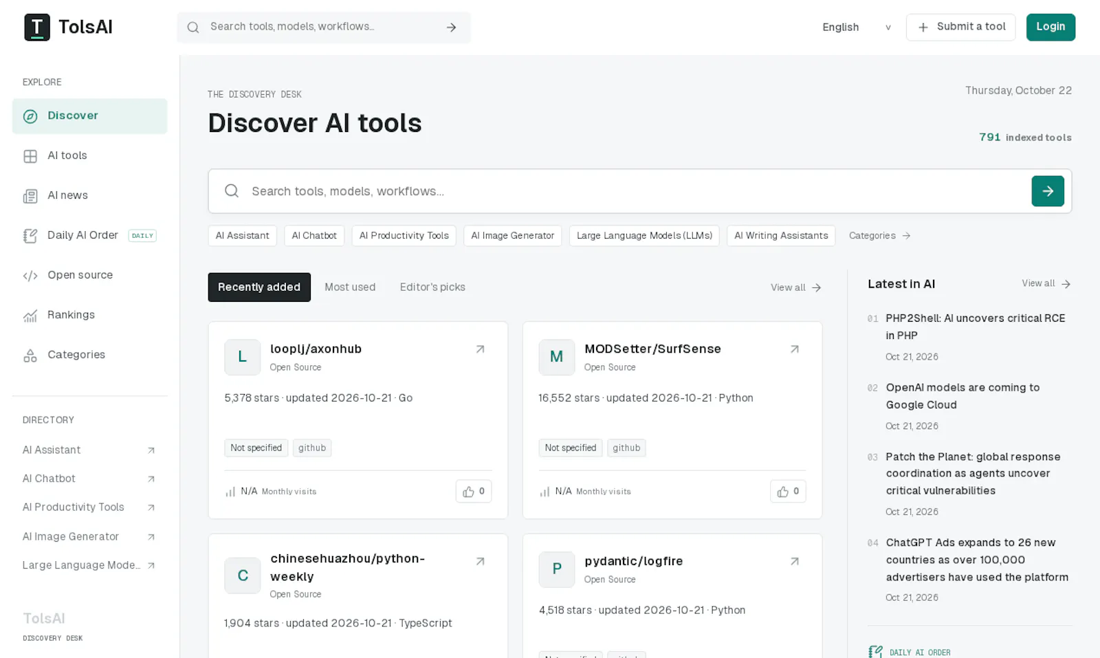 TolsAI screenshot 1