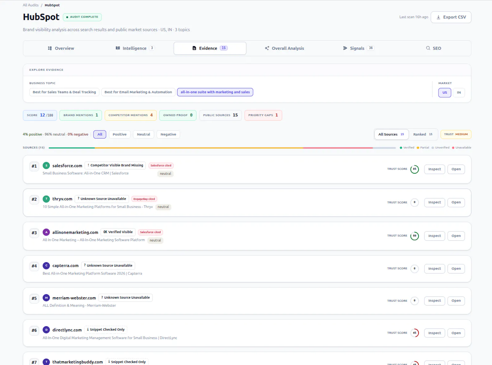BrandRadar screenshot 5
