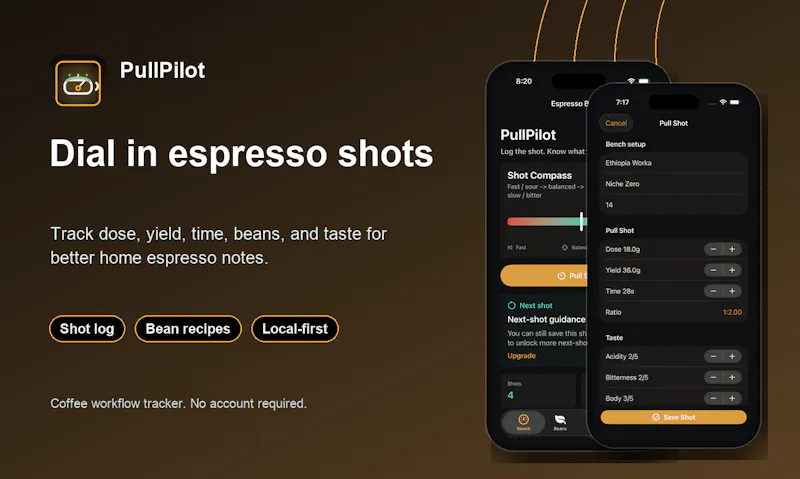 PullPilot: Espresso Dial-In screenshot 1