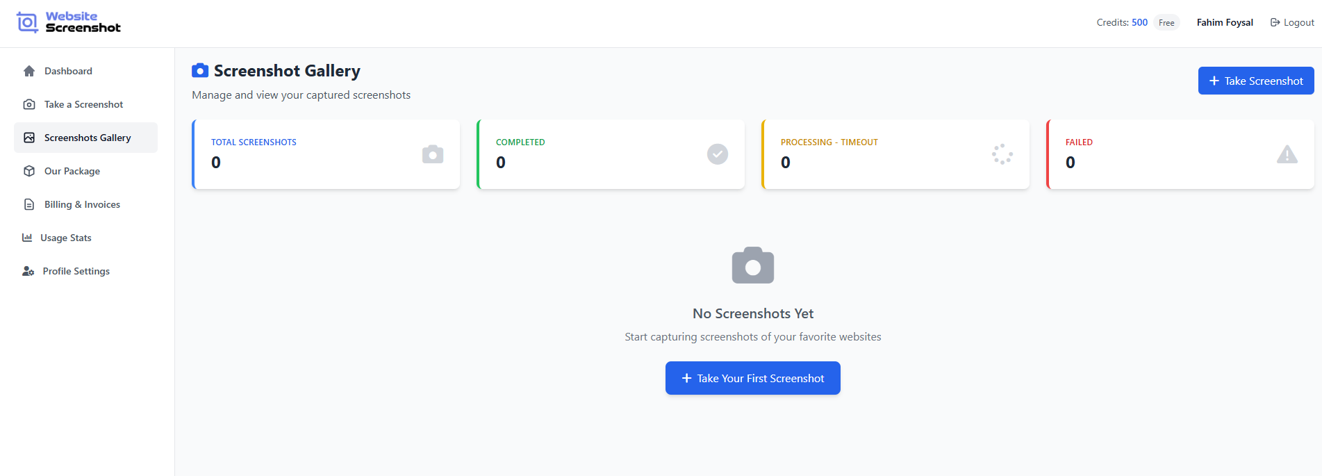 Website Screenshot gallery image