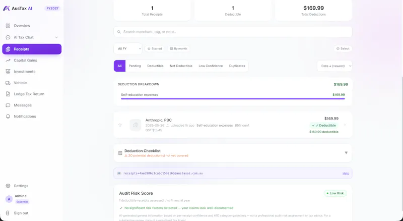 AuaTax AI screenshot 4