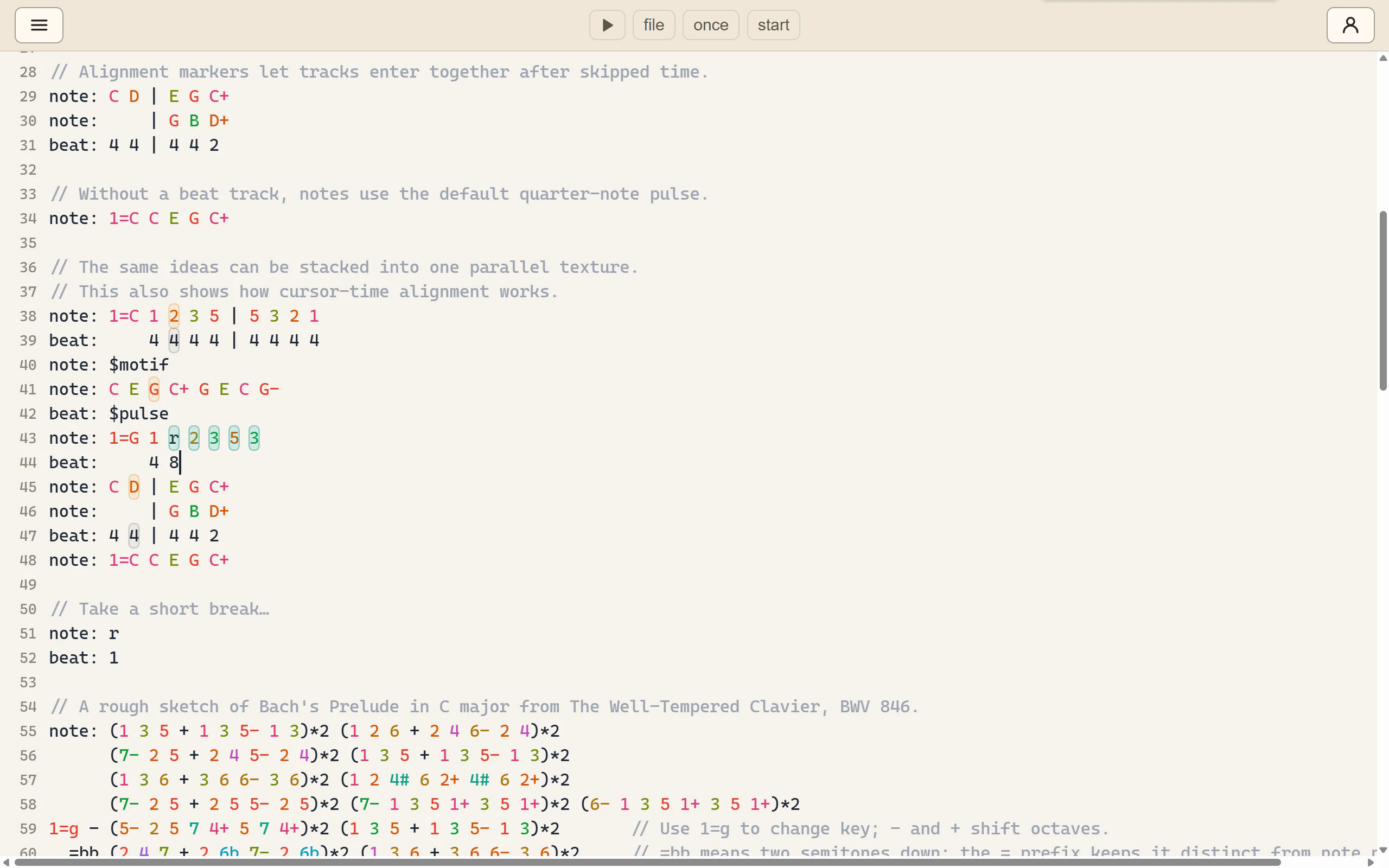 ch3 music editor screenshot 2