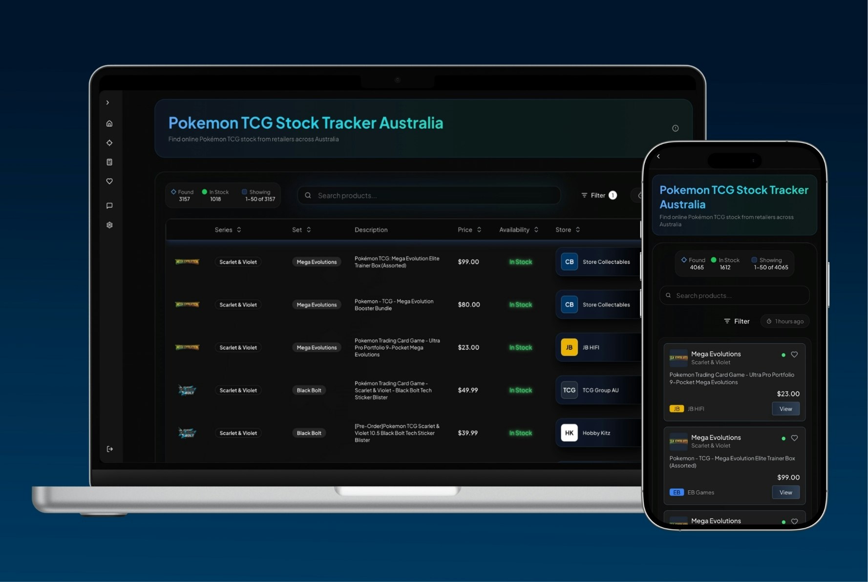 Poketracker - Aussie Pokemon TCG Stock agregador media 1