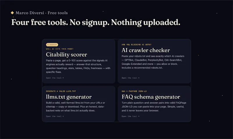 Citability Scorer screenshot 4