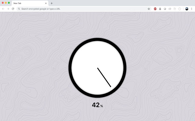 Analog Percent Clock gallery image