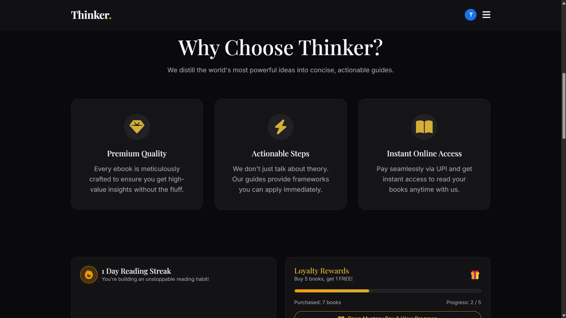 Thinker gallery image