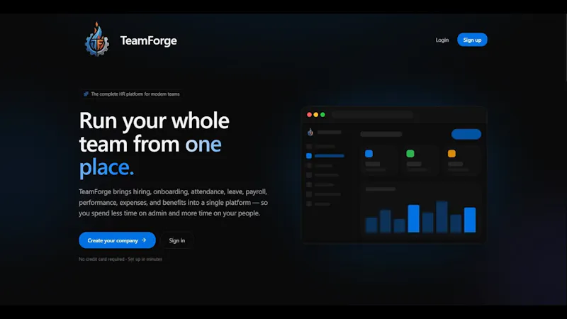 TeamForge screenshot 1 (video preview)