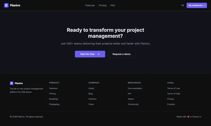 Planivo screenshot 6