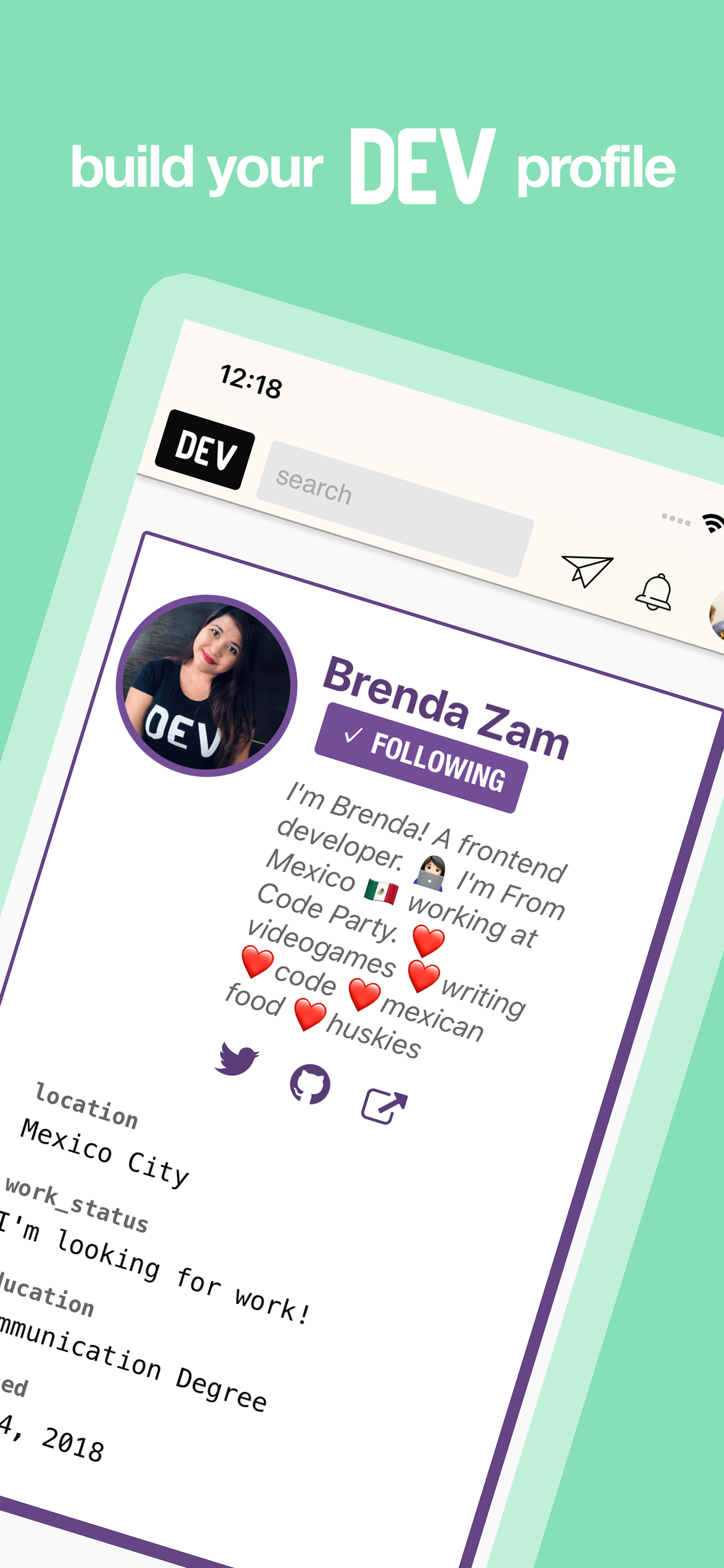 DEV.to for iOS gallery image
