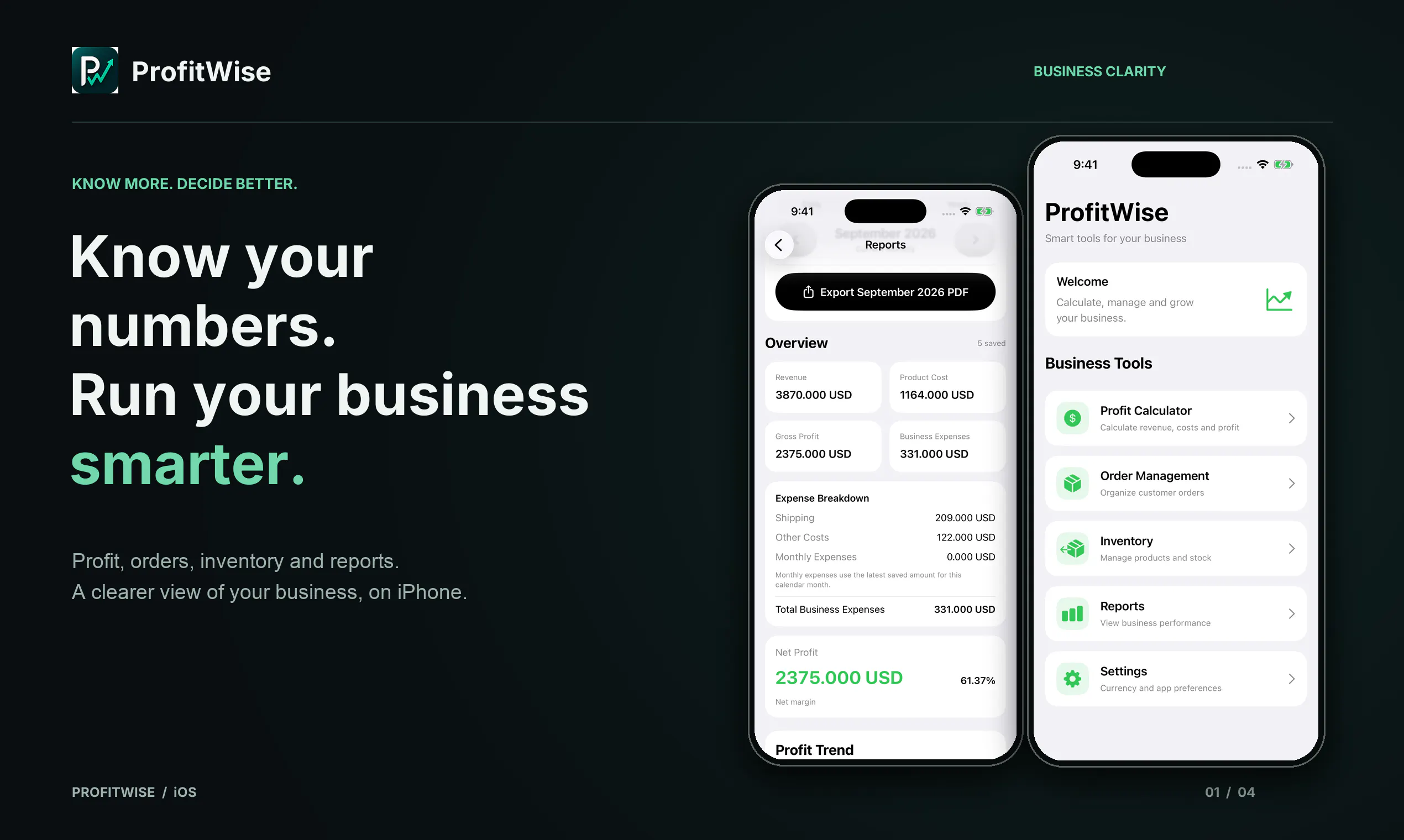 ProfitWise — Know your numbers gallery image