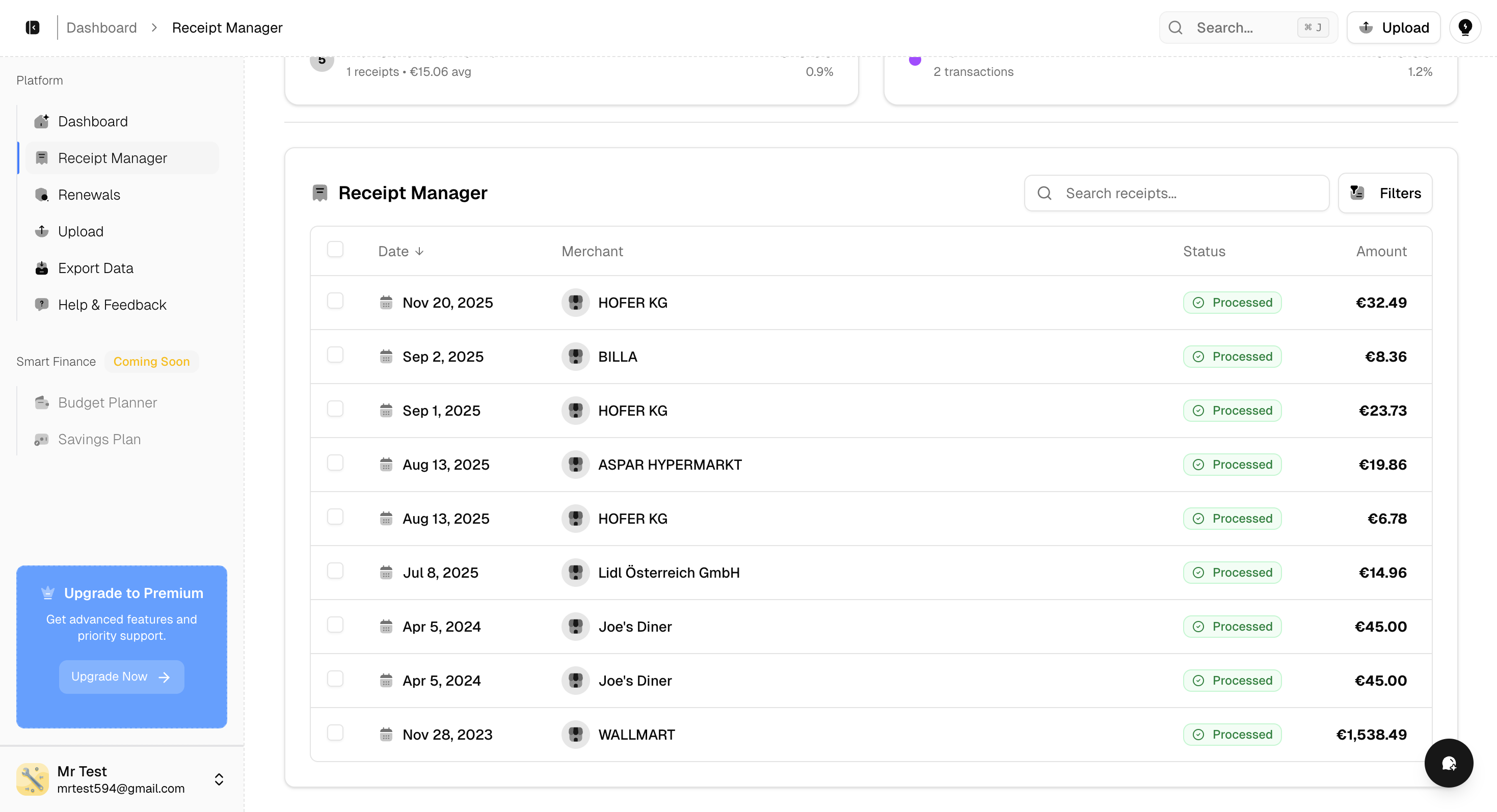 SpendLog gallery image
