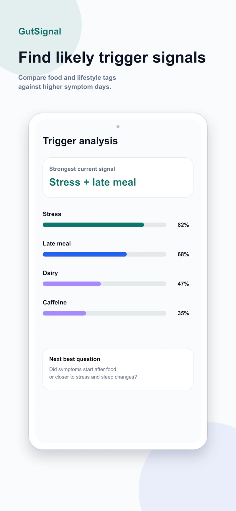 GutSignal screenshot 3