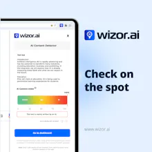 Wizor.AI - AI Content Detector Extension gallery image