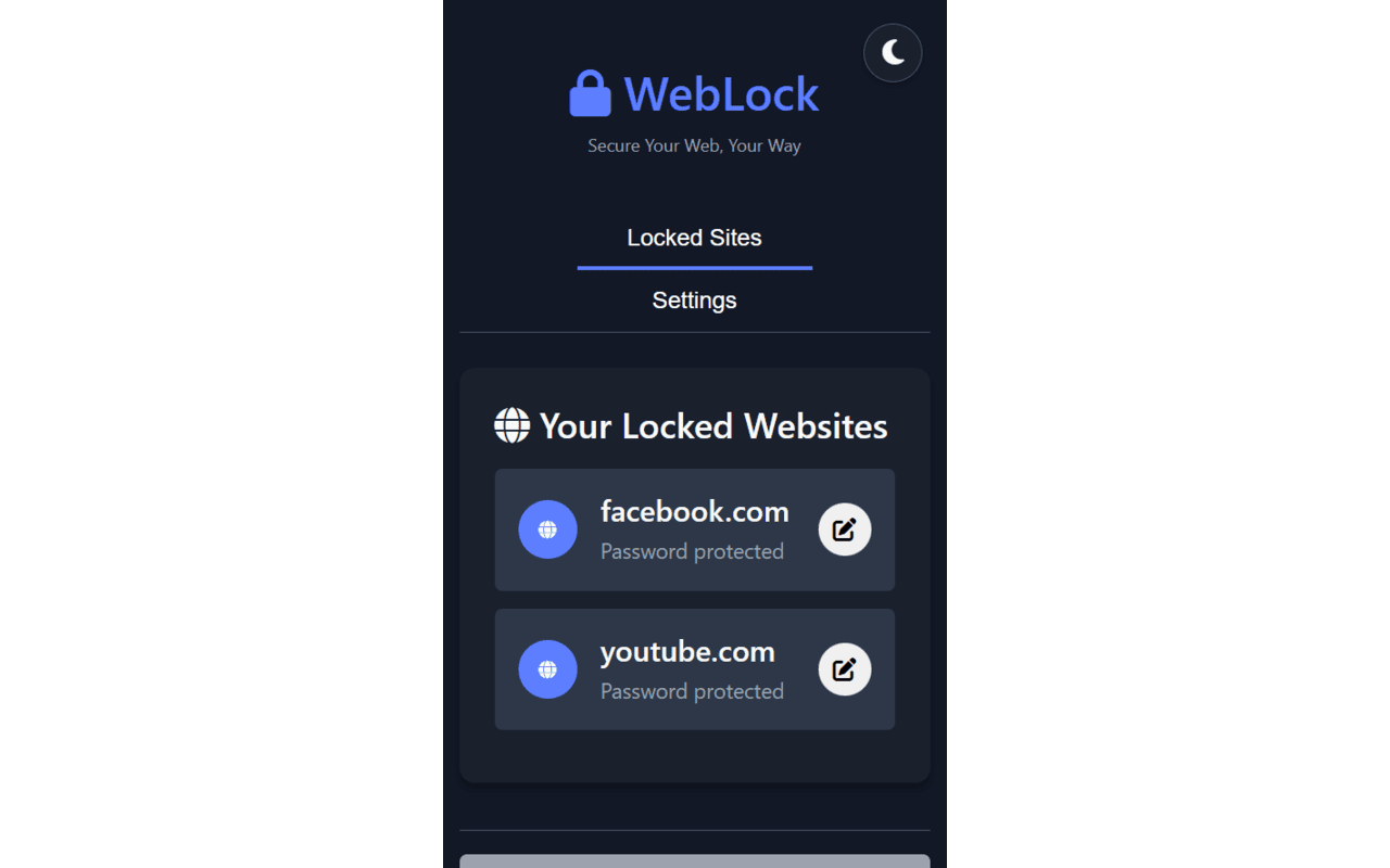 Weblock - безопасный доступ к любому веб -сайту media 7