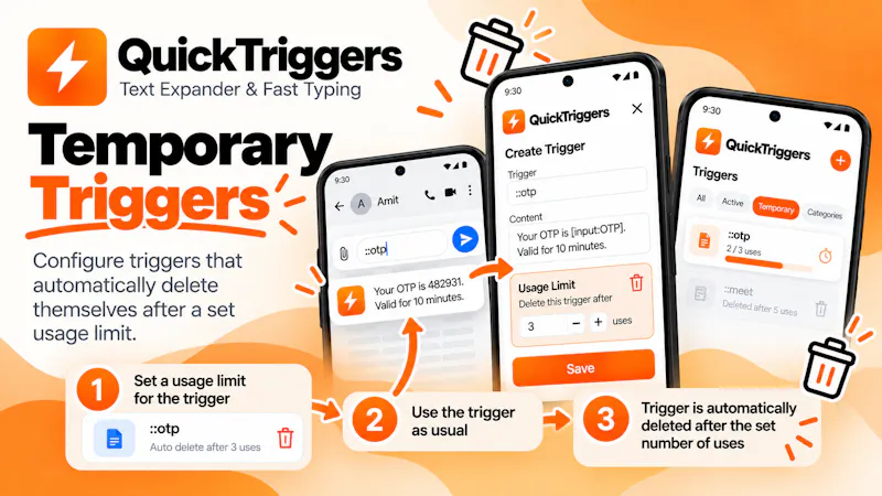 QuickTriggers: Text Expander screenshot 6