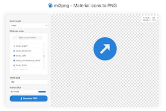 mi2png - Material Icons to PNG gallery image