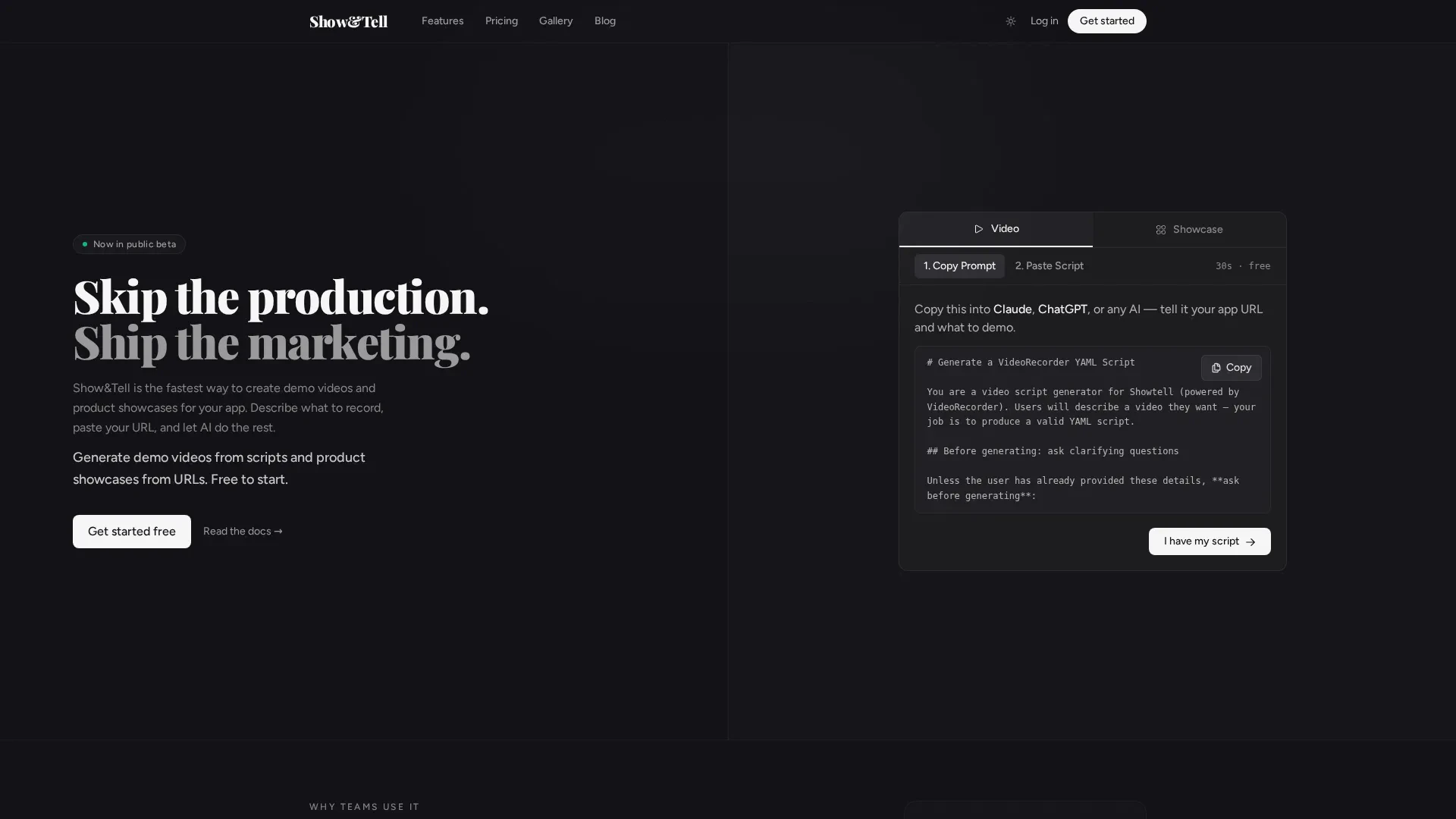 Show&Tell screenshot 1