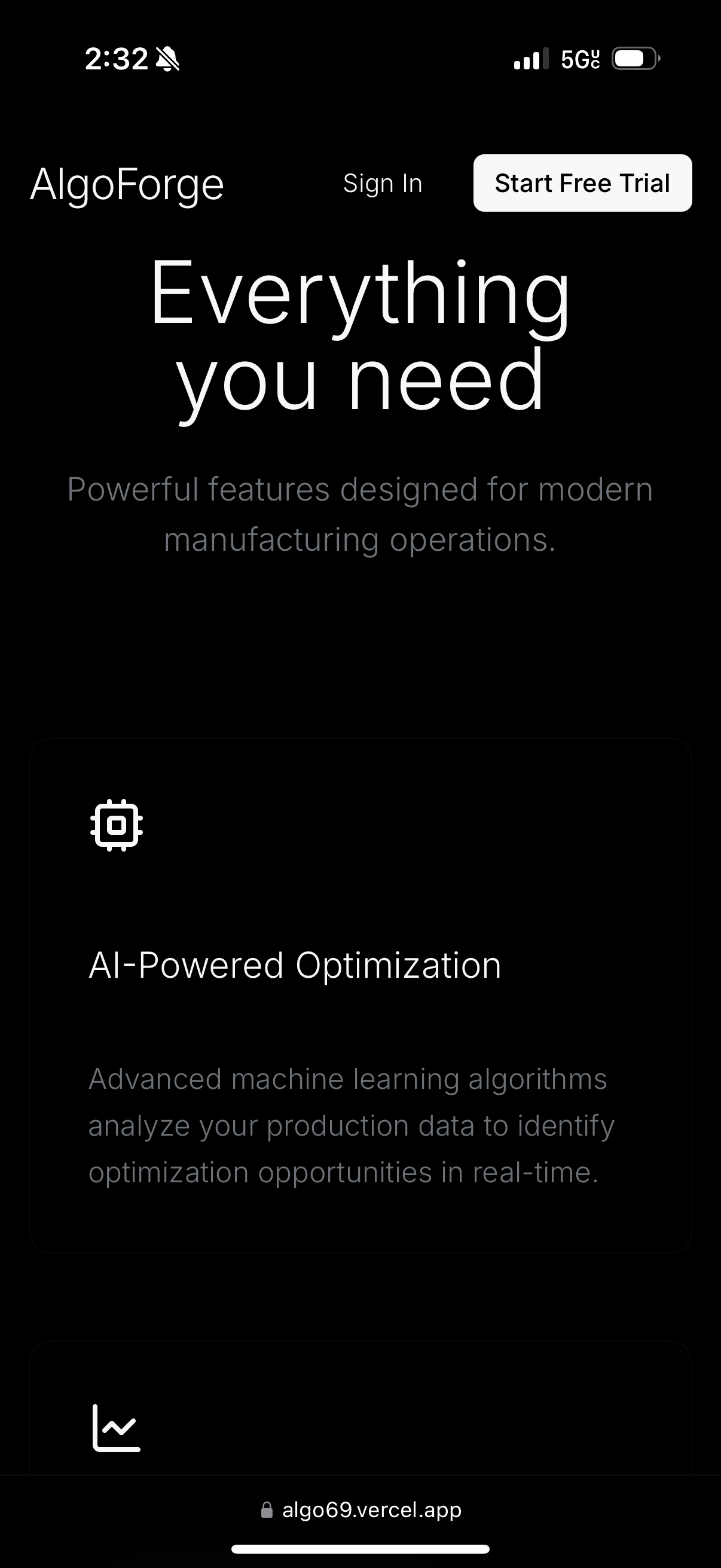 AlgoForge - AI Algorithms that TRANSFORM Manufacturing Operations media 1