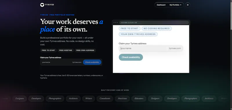 Tyrives screenshot 1