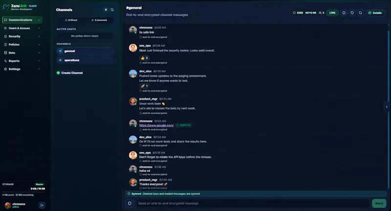 ZeroLink screenshot 4