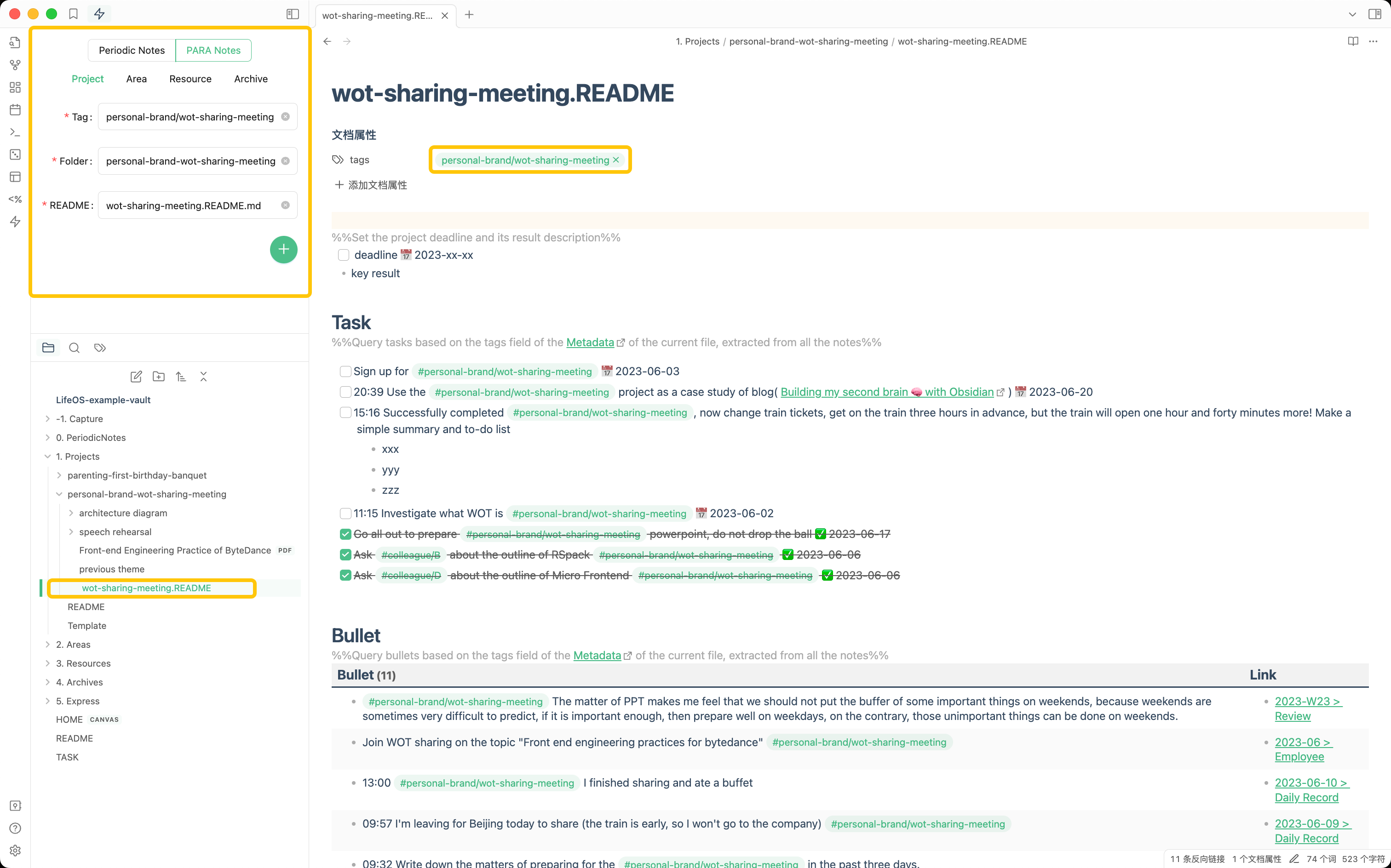 LifeOS Template for Obsidian gallery image