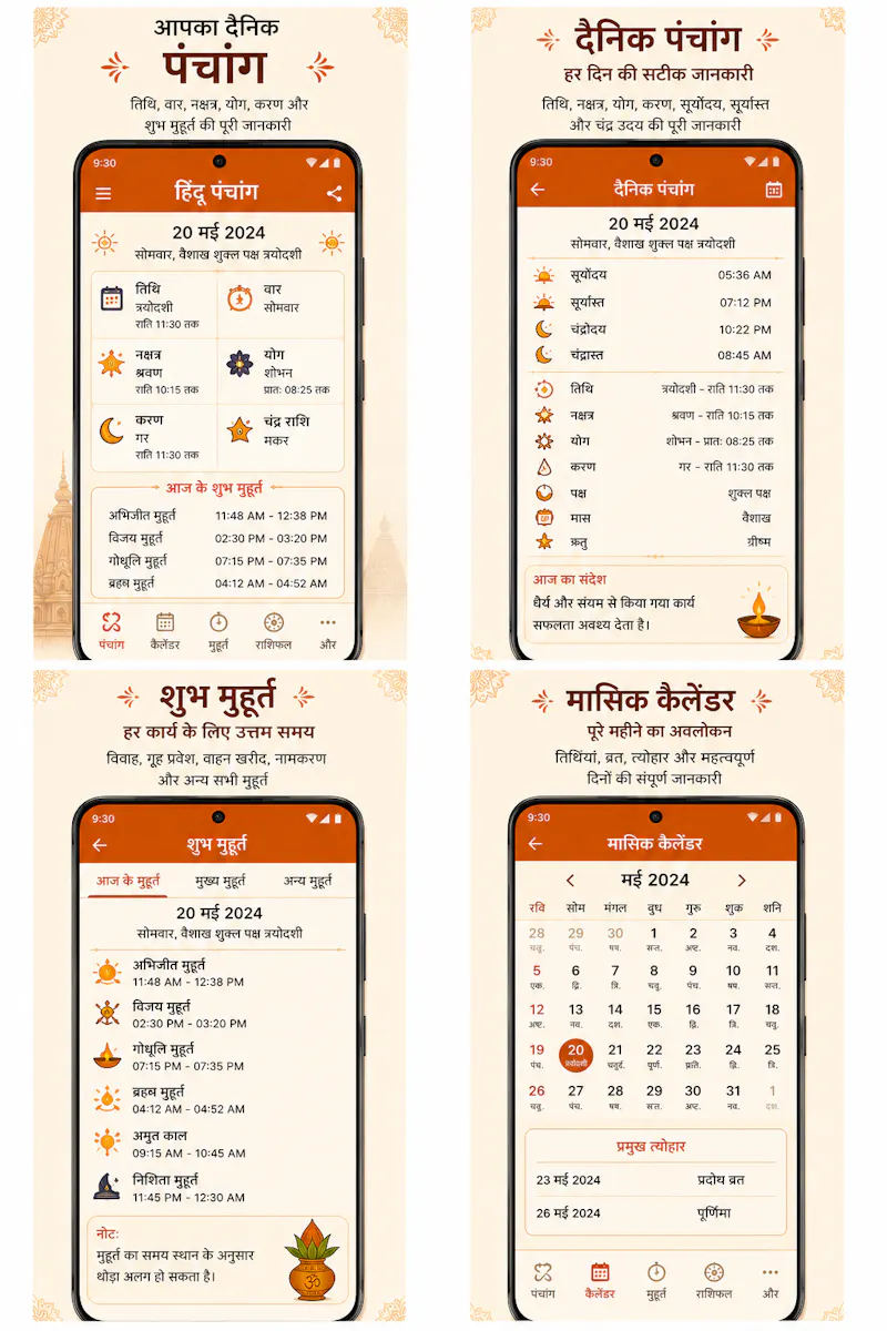Hindu Panchang Hindu Calendar screenshot 2
