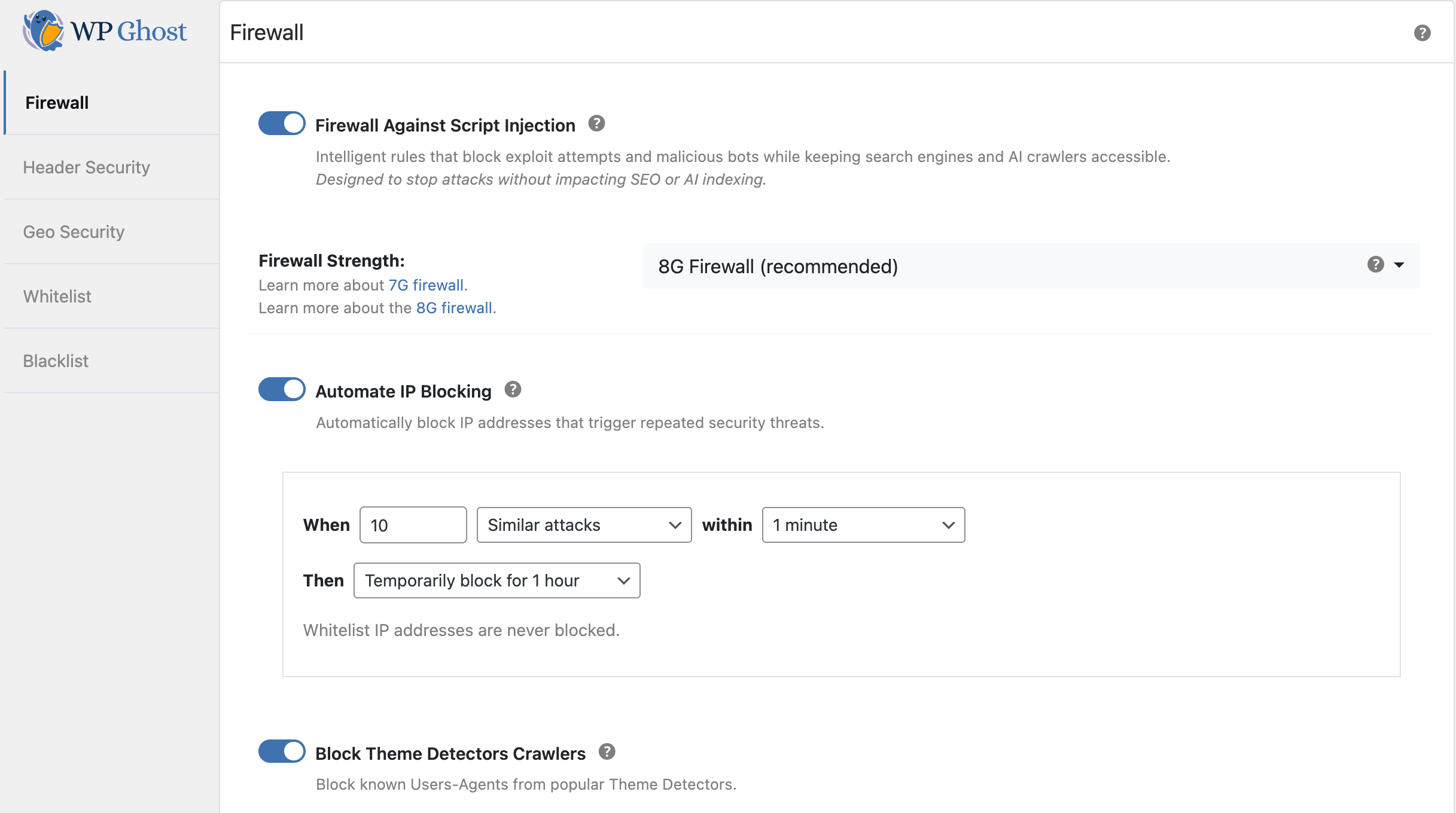 WP Ghost - WordPress Security & Stealth gallery image