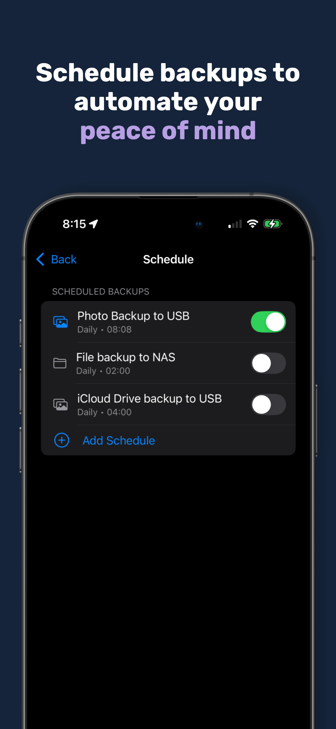 Média Parachute Backup Mobile 4