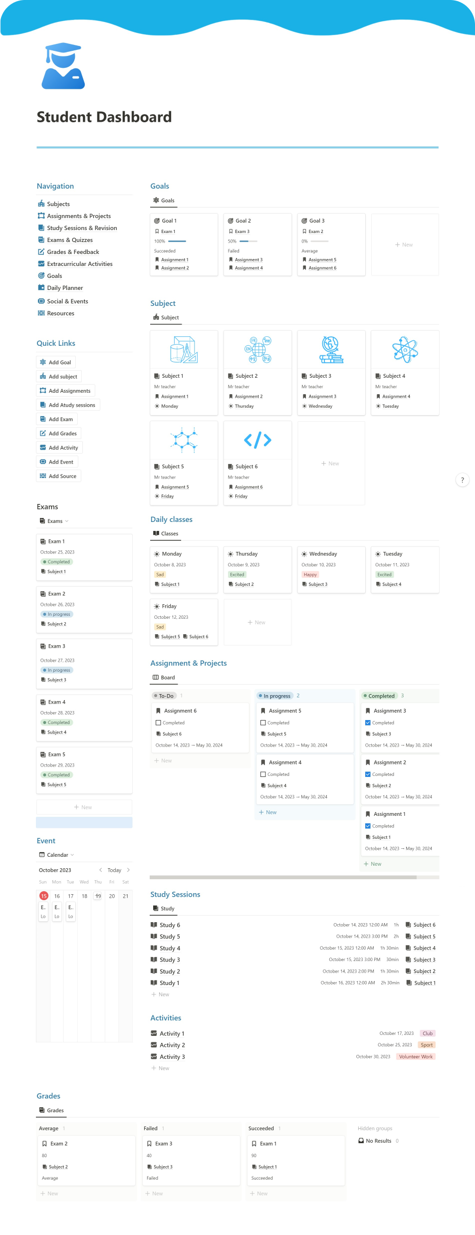 Student Dashboard  gallery image