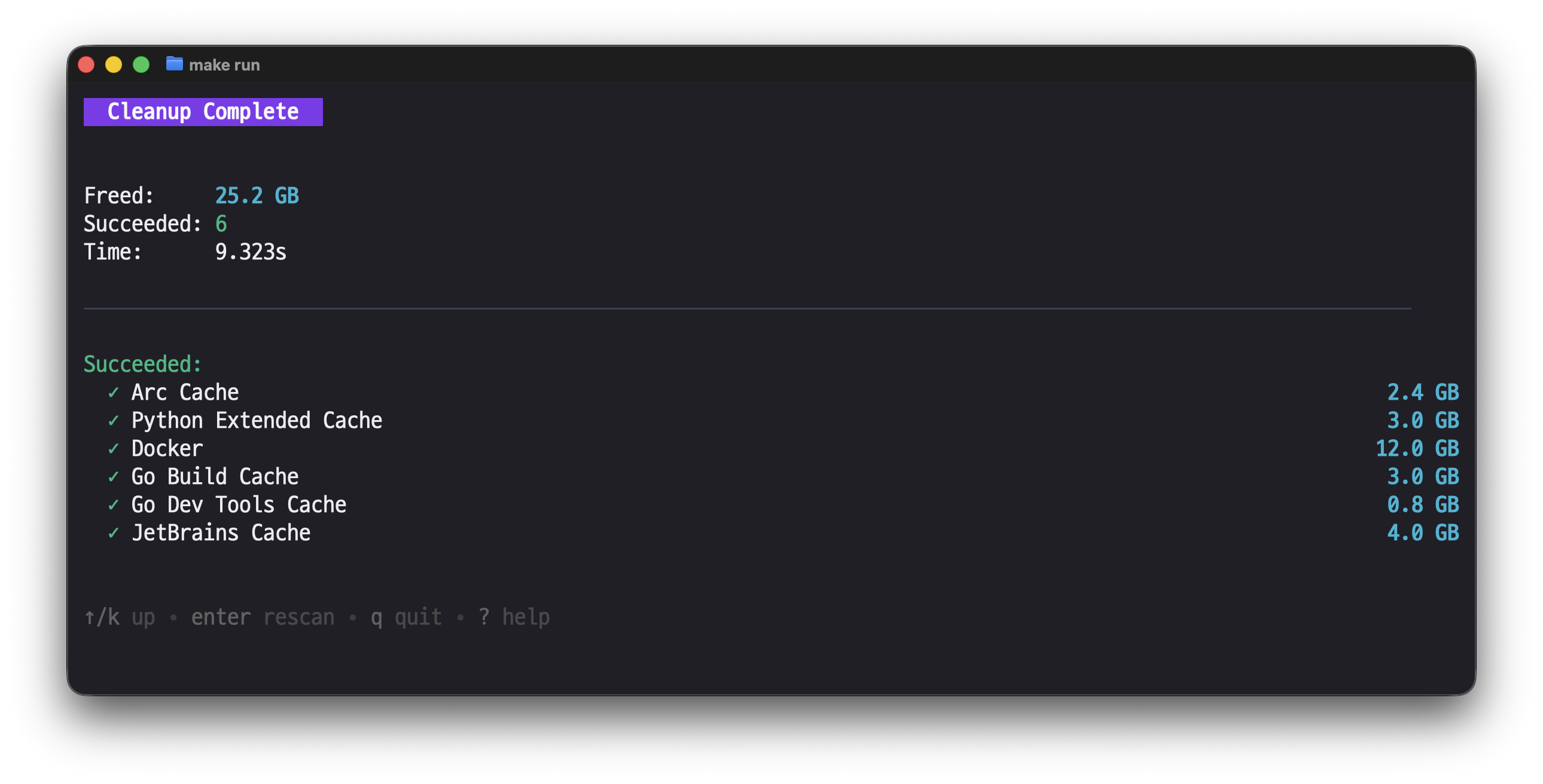 Mac Cleanup Go - Screenshot 2 showing product features and functionality