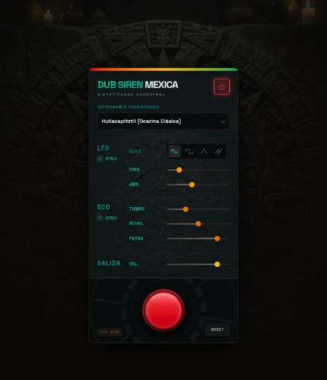 Dub Siren Mexa Prehispánica logo