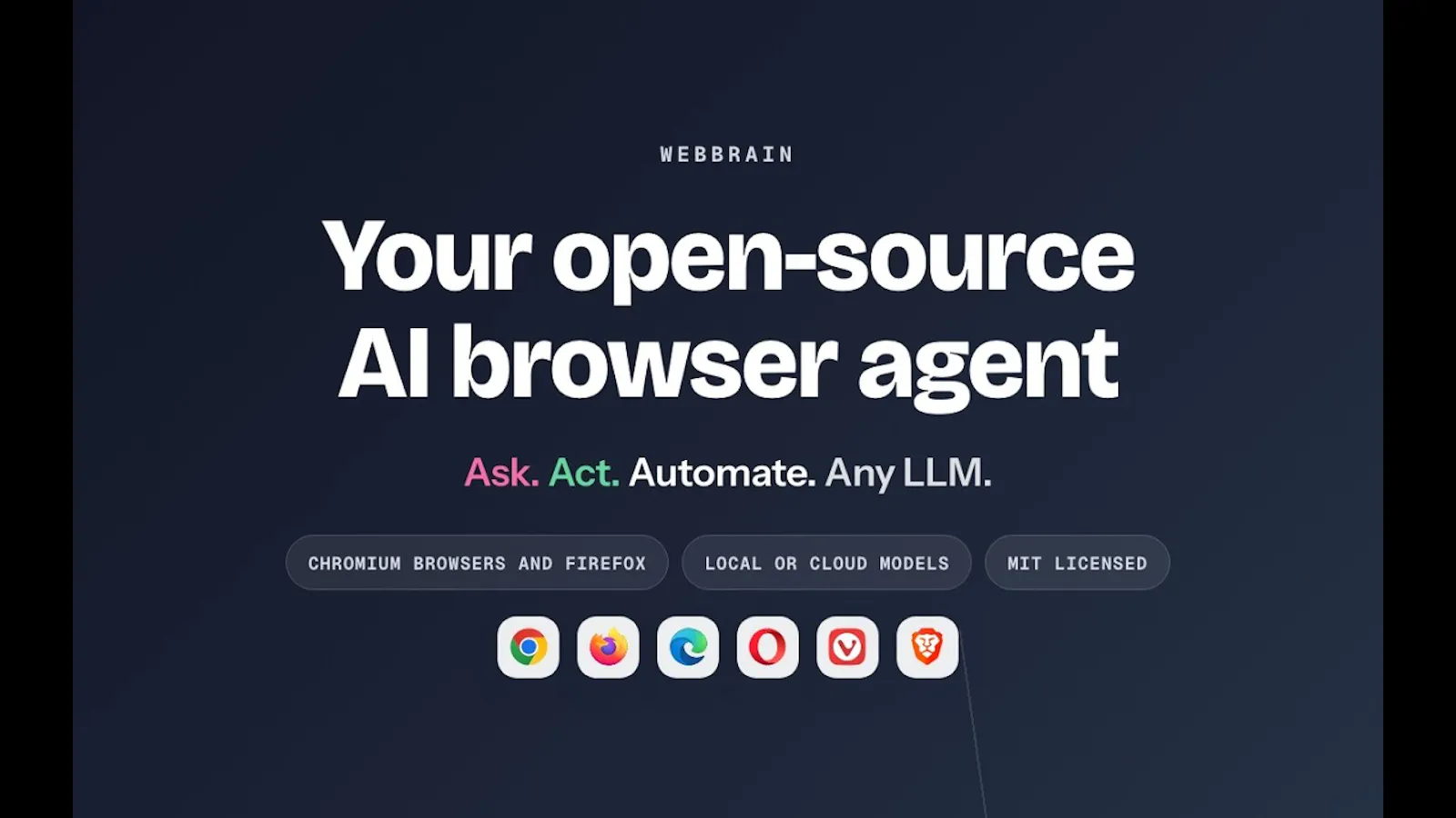 WebBrain screenshot 1 (video preview)