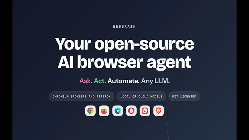 WebBrain screenshot 1 (video preview)