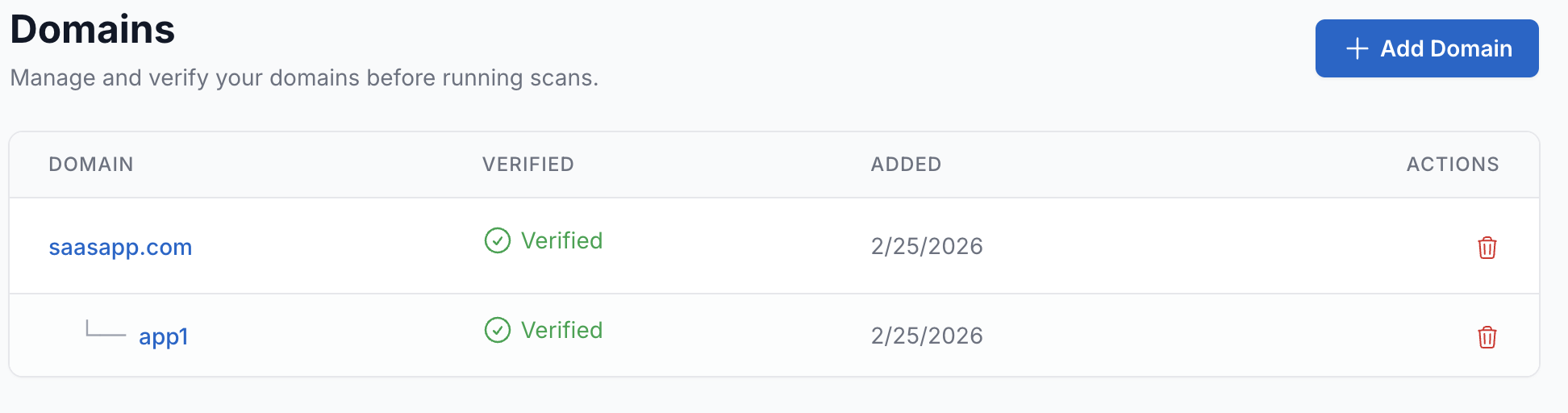 SaaS Application Penetration testings - Screenshot 4 showing product features and functionality