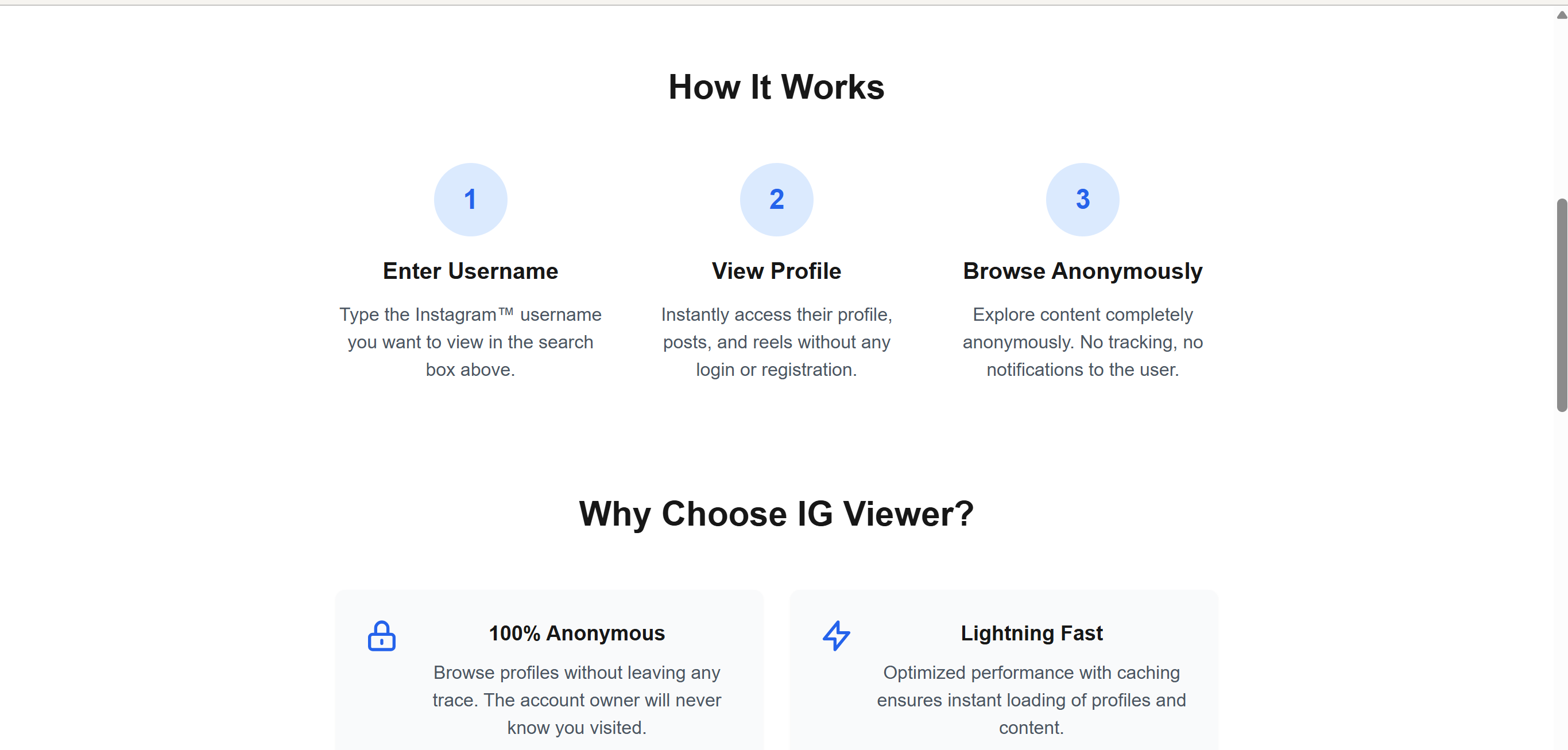 IG Viewer - Screenshot 2 showing product features and functionality