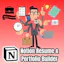 Notion Resume & Portfolio Builder