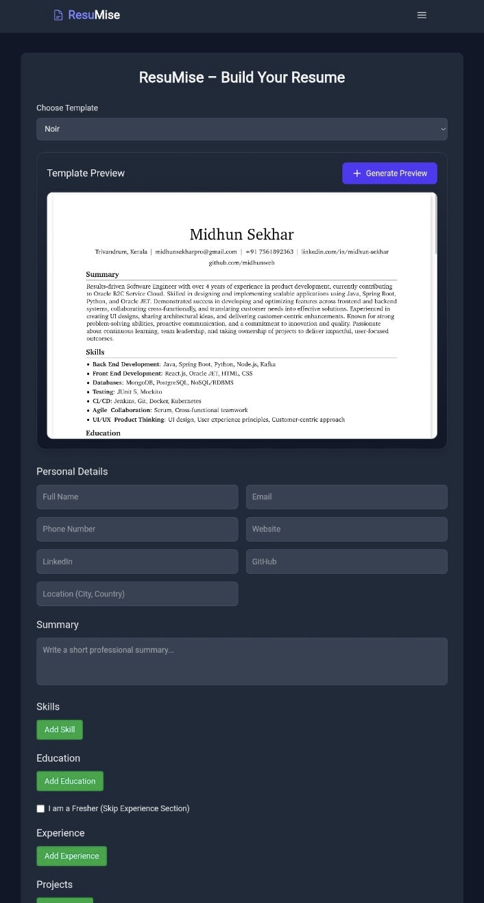 Resumise gallery image